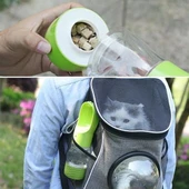 Woody Sofia Taşınabilir Mama Hazneli Evcil Hayvan Suluğu Seyahat Kabı Kilitlenebilen Su Sızdırmaz 380ML - 7