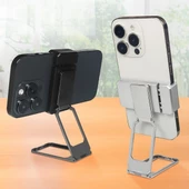 Woody Sofia  360 derece Dönen Tüm Telefon Tipleri İle Uyumlu Metal Telefon Standı Braket - 1