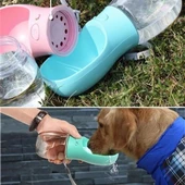 Woody Sofia Taşınabilir Evcil Hayvan Suluğu Seyahat Kabı Kilitlenebilen Su Sızdırmaz Kap 350 ml - 6