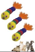 Woody Sofia Yumuşacık İpli Tırtıl Şeklinde Rengarenk Sevimli Evcil Hayvan Oyuncağı - 8