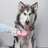 Woody Sofia Taşınabilir Evcil Hayvan Suluğu Seyahat Kabı Kilitlenebilen Su Sızdırmaz Kap 350 ml - 7