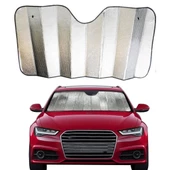 Woody Sofia 120*55 cm Ambalajlı Vantuzlu Araç İçi Ön Cam Perdesi Katlanabilir Güneşlik - 1