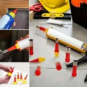 Fayans Derz 30 Parça Silikon Kalafat Mastik Alet Seti Mastik Ucu - 3