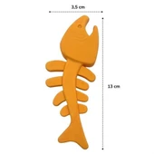 Woody Sofia Balık Kemiği İskelet Şekilli Renkli Plastik Kedi Oyuncağı - 4