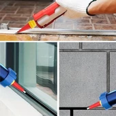 Fayans Derz 30 Parça Silikon Kalafat Mastik Alet Seti Mastik Ucu - 5