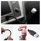 Woody Sofia Kırmızı Ayak Altı Tavan Led Araç içi Aydınlatma Oto Araba İç Disko Ayarlanır USB Lamba Işık - 5