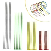 Woody Sofia 30 Parça Plastik Kablo Kelepçe Seti Kablo Düzenleyici Bağlama Bantları - 1