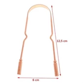 Woody Sofia Bakır Oil Pulling Yağ Çekme Dil Plak Temizleme Aleti Dil Fırçası Sıyırıcı Dil Kaşığı - 7