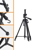 Woody Sofia Telefon ve Fotoğraf Makinası Takılabilen Bluetooth Kumandalı 146 cm Tripod - 8