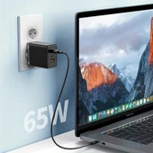 Şarjaleti 65W Hızlı Şarj Edebilen TYPE C uçlu Şarj Aleti - 2