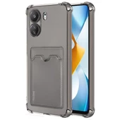 Smody Xiaomi Redmi 13C İle Uyumlu Kılıf Kartlıklı Şeffaf Silikon Kapak - 1