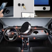 Woody Sofia Tüm Modellerle Uyumlu Manyetik Araç İçi Telefon Tutucu Çok Amaçlı Güçlü Mıknatıs Tutucu - 5