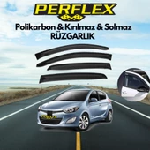 Perflex Polikarbon Kırılmaz Rüzgarlık V2 Düz Hyundai İ20 2008-2014 - 1