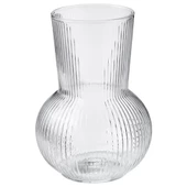SUMUHOME PADRAG DEKORATİF CAM VAZO SAYDAM CAM 17 CM - 1