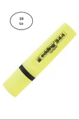Edding Fosforlu Kalem Sarı Edd-344 10'lu - 1