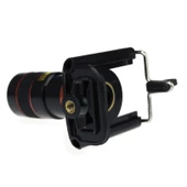 8X18 Zoom Teleskop Telefon Kamera Lensi Mini El Dürbünü - 2