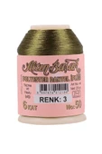 3 Adet Altınbaşak Oya ve Dantel İpi 20 gr - Royaleks - No: 003 - 3