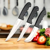 SürLaz Mutfak Bıçak Seti 4 Parça Bileme Aparatı Et, Ekmek, Sebze Pro Set - 2