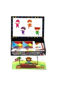 Laço Manyetik Aktiviteler Tangram Puzzle Yazı Tahtası LC7163 - 1