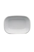17 Cm Melamin Kare Kayı Tabak Royaleks-054 - 1