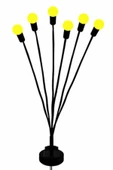 2'li Bahçe Çiti 6'lı Renkli Güneş Enerjili Led Lamba Royaleks-1085 - 1
