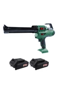 KLPRO Klst18e-20 Şarjlı Silikon Tabancası 18v 2.0ah. Çift Akülü Sosis (OPSİYONEL) /kartuş Tip - 1