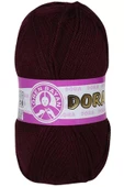 1 Adet Dora El Örgü İpi Yünü 100 gr 035 Bordo - 1