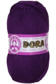 1 Adet Dora El Örgü İpi Yünü 100 gr 043 Mor - 1