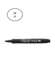 artline Supreme Calligraphy Pen 4.0 Siyah 12'li - 1
