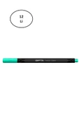 Gıpta Fineliner Kalem 0,4 Mm Karton Kutu Üçgen Turkuaz 12'li - 1