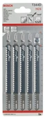 Bosch Hızlı Kesim Serisi Ahşap İçin T 344 D Dekupaj Testeresi Bıçağı - 5'Li Paket - 1