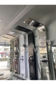 Sam Banyo Volga Antrasit Duş Paneli, Masajlı Duş Sistemi , Robot Duş, Duş, Duş Bailığı - 2