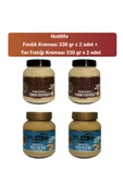 Nuttlife Parçacıklı Fındık Kreması 330 gr x 2 adet+ Parçacıklı Yer Fıstığı Kreması 330 gr x 2 adet - 1