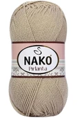 1 Adet Pırlanta Amigurumi El Örgü İpi Yünü Bej 6742 - 1