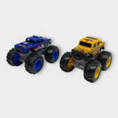 Mini Off-Road Araçlar 2'li - Sarı Lacivert - 4
