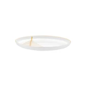 İSTANBUL PORSELEN STARLİGHT FİNE BONE NEW YEAR YILBAŞI PASTA TABAĞI GOLD 21 CM - 5