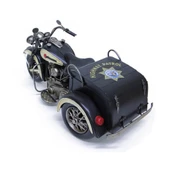 T.Concept Dekoratif Dayanıklı Metal Motorsiklet Siyah Renk C0956 - 4