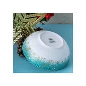 İSTANBUL PORSELEN STARLİGT FİNE BONE NEW YEAR YILBAŞI KASE 14 CM - 2