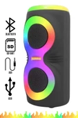 PL-4626 BT/SD/USB/AUX Işıklı Taşınabilir Led Işıklı RGB Bluetooth Speaker (MS-3637BT) - 1