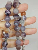 Botswana Akik Taşı 33lük Tesbih 10mm (24070) thumbnail 2