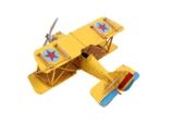 Dekoratif Metal Uçak Çift Kanatlı 1010A-3463 Model-M101 - 3