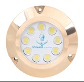 Oceanus OCL0934-B Bronz Su Altı Lambası 9 Led (Beyaz Led) - 1