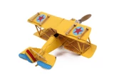 Dekoratif Metal Uçak Çift Kanatlı 1010A-3463 Model-M101 - 4