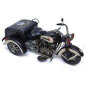 T.Concept Dekoratif Dayanıklı Metal Motorsiklet Siyah Renk C0956 - 3