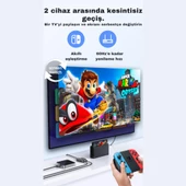 Polham Jazos 2in1 Çift Yönlü HDMI Switch Adaptör, 4K 60Hz, Çift Ekran Bağlantılı Çevirici, TV,PC,Projektör - 5
