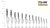 Fujin J Rolling Snap Bilyalı Kilitli Klips Black Nickel  7 no - 2