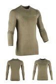 Fujin Seamless Termal İçlik Khaki Üst  Large (L) - 1