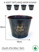 Metal Mısır Kovası - Popcorn Kovası thumbnail 3