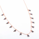 Rose Kaplama Yıldız Figurlü Şans Kolyesi thumbnail 3