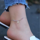 Balık Doğal Taşlı Gümüş Halhal thumbnail 1